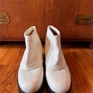 JW ANDERSON White Ankle Boots